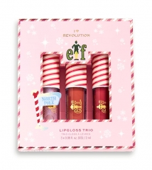 Elf™ x I Heart Revolution Candy Cane Forest Lip Gloss Trio - Revolution Beauty