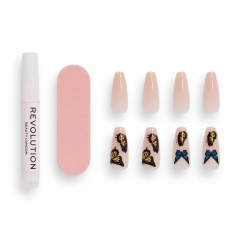 Flawless False Nails Butterfly