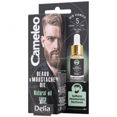 Beard Oil And Mustache With Natural Oil