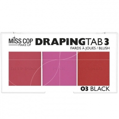 Palette blush Draping tab 03 Black - MISS COP