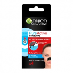 Tiras antipuntos negros para la nariz Pure Active Charcoal