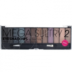 TECHNIC - PALETTE MEGA SULTRY 2 EYESHADOWS - 12 FARDS À PAUPIÈRES