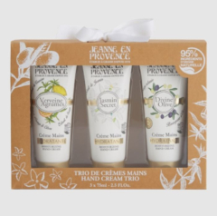 Hand Cream Trio - Verbena, Jasmine, Olive
